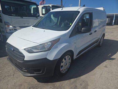 Frozen White 2020 Ford Transit Connect XL Cargo Van