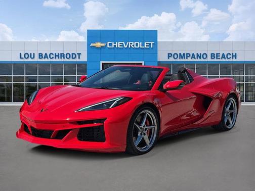 Torch Red 2025 Chevrolet Corvette E-Ray RWD Convertible 2LZ