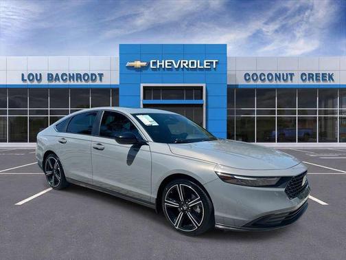Urban Gray Pearl 2025 Honda Accord Hybrid Sport