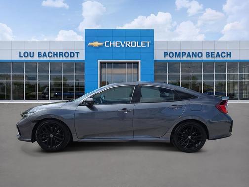 Modern Steel Metallic 2020 Honda Civic Si Base