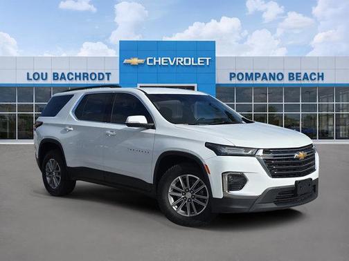 Summit White 2023 Chevrolet Traverse LT Leather