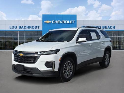 Summit White 2023 Chevrolet Traverse LT Leather