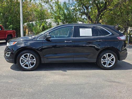 SHADOW BLACK 2018 Ford Edge Titanium