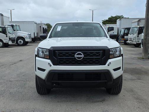 Glacier White 2024 Nissan Frontier S