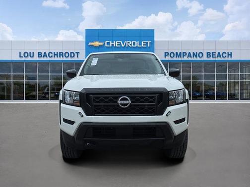Glacier White 2024 Nissan Frontier S