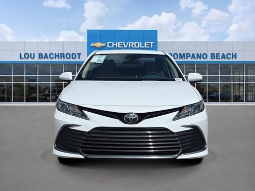 Super White 2021 Toyota Camry LE