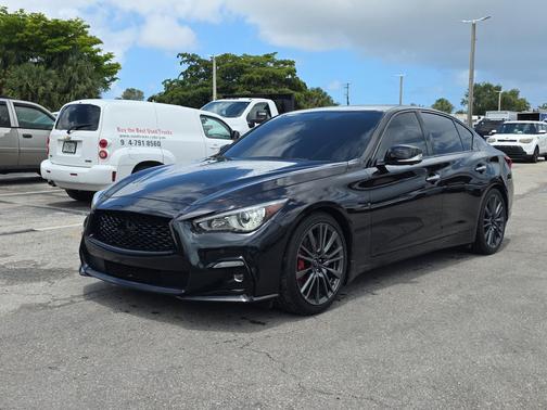 Black Opal Metallic 2023 INFINITI Q50 3.0t RED SPORT 400