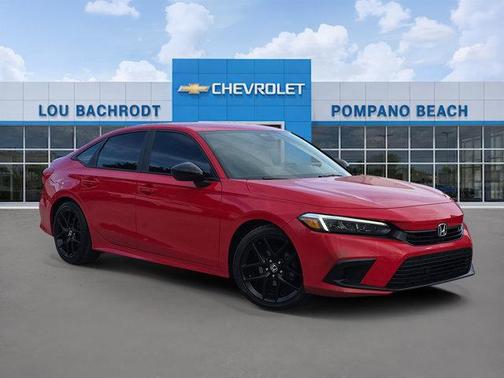 Rallye Red 2022 Honda Civic Sport