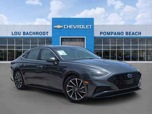 Portofino Gray 2023 Hyundai SONATA Limited