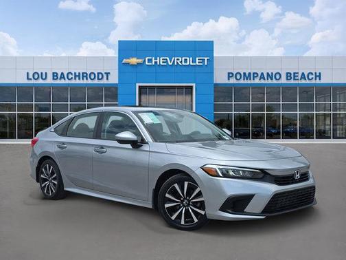 Lunar Silver Metallic 2022 Honda Civic EX