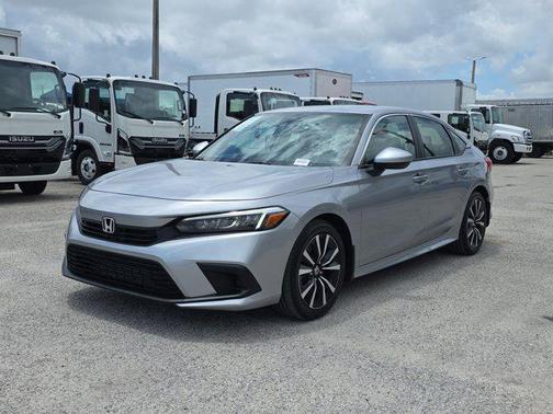 Lunar Silver Metallic 2022 Honda Civic EX