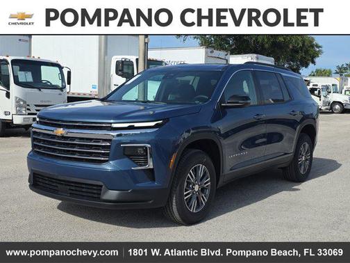 Lakeshore Blue Metallic 2026 Chevrolet Traverse LT
