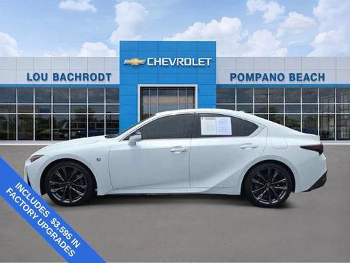 Ultra White 2023 Lexus IS 350 F Sport