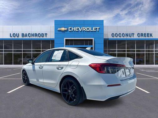 Platinum White Pearl 2024 Honda Civic Sport