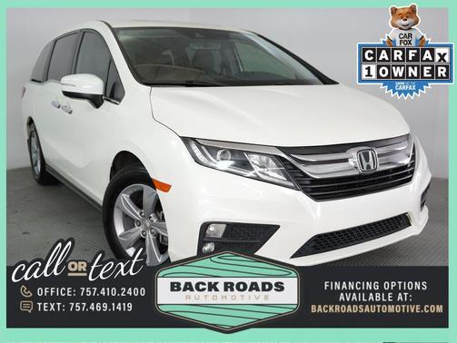 Diamond White Pearl 2019 Honda Odyssey EX-L