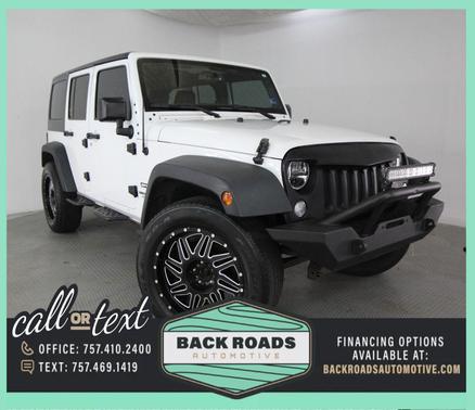 Bright White Clearcoat 2016 Jeep Wrangler Unlimited Sport