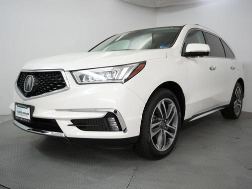 Diamond White Pearl 2018 Acura MDX 3.5L w/Advance Package
