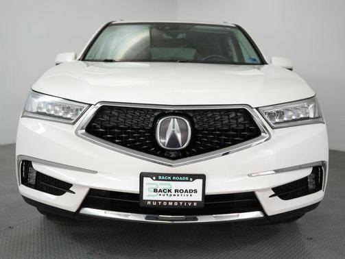 Diamond White Pearl 2018 Acura MDX 3.5L w/Advance Package