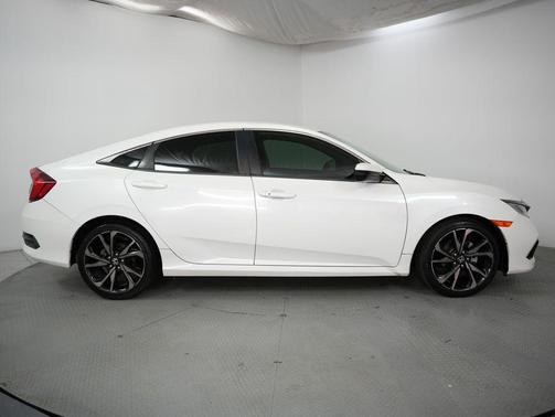 Platinum White 2019 Honda Civic Sport