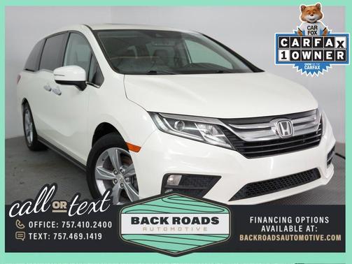 Diamond White Pearl 2018 Honda Odyssey EX-L