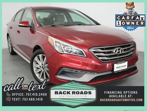 Venetian Red Metallic 2015 Hyundai SONATA Sport