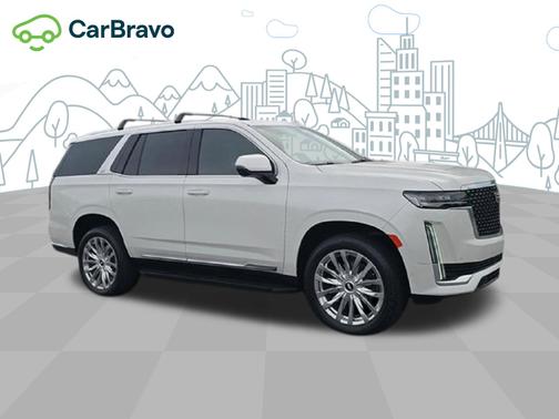 Crystal White Tricoat 2024 Cadillac Escalade Premium Luxury