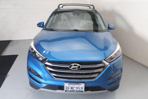 Aqua Blue 2018 Hyundai TUCSON Limited