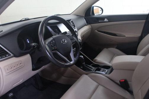 Aqua Blue 2018 Hyundai TUCSON Limited