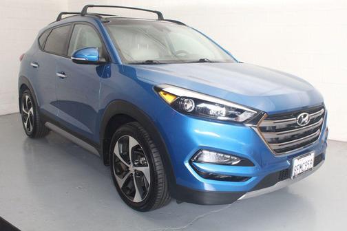 Aqua Blue 2018 Hyundai TUCSON Limited