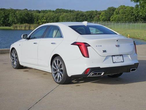 Summit White 2026 Cadillac CT4 Premium Luxury RWD