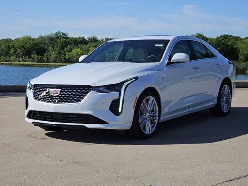 Vibrant White Tricoat 2026 Cadillac CT4 Premium Luxury RWD