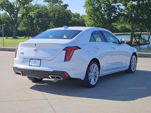 Vibrant White Tricoat 2026 Cadillac CT4 Premium Luxury RWD