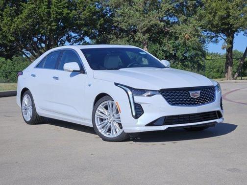 Vibrant White Tricoat 2026 Cadillac CT4 Premium Luxury RWD