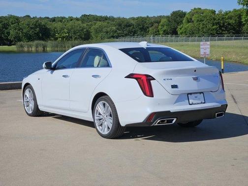Vibrant White Tricoat 2026 Cadillac CT4 Premium Luxury RWD