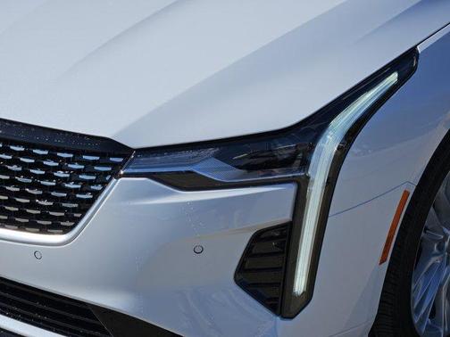Vibrant White Tricoat 2026 Cadillac CT4 Premium Luxury RWD
