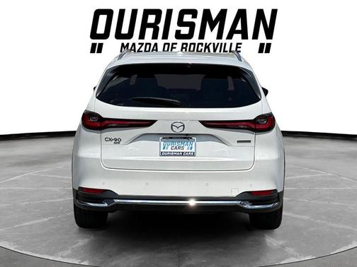 Rhodium White Premium 2024 Mazda CX-90 PHEV Premium Plus