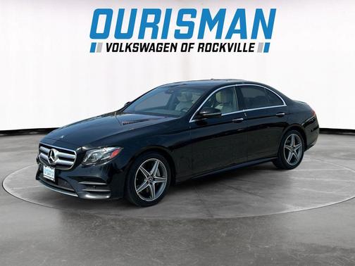 Black 2017 Mercedes-Benz E-Class 4MATIC