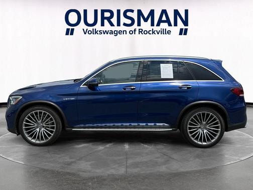 Brilliant Blue Metallic 2021 Mercedes-Benz AMG GLC 63 4MATIC