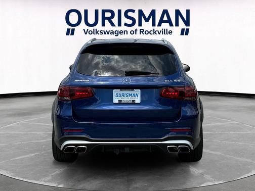 Brilliant Blue Metallic 2021 Mercedes-Benz AMG GLC 63 4MATIC
