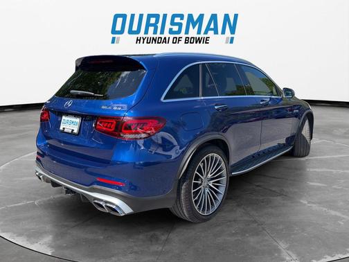 Brilliant Blue Metallic 2021 Mercedes-Benz AMG GLC 63 4MATIC