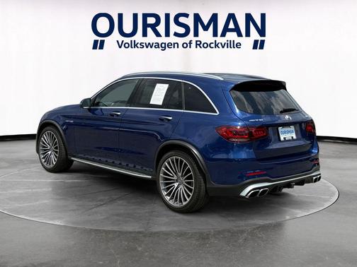 Brilliant Blue Metallic 2021 Mercedes-Benz AMG GLC 63 4MATIC