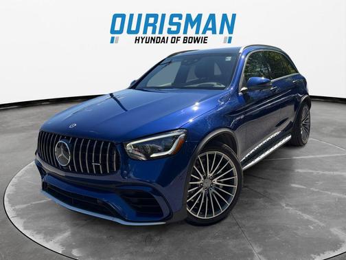 Brilliant Blue Metallic 2021 Mercedes-Benz AMG GLC 63 4MATIC