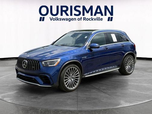 Brilliant Blue Metallic 2021 Mercedes-Benz AMG GLC 63 4MATIC