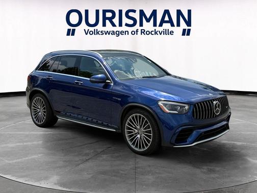 Brilliant Blue Metallic 2021 Mercedes-Benz AMG GLC 63 4MATIC