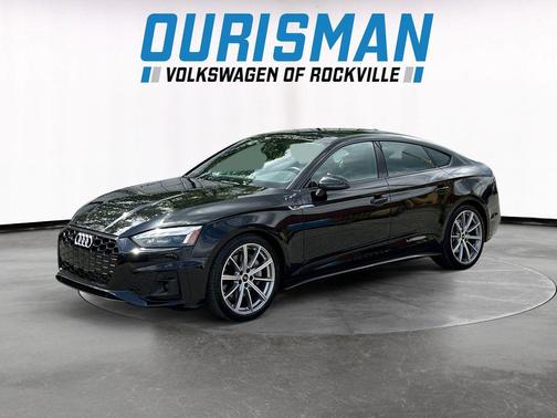 Mythos Black Metallic 2025 Audi A5 Sportback 45 S Line Premium