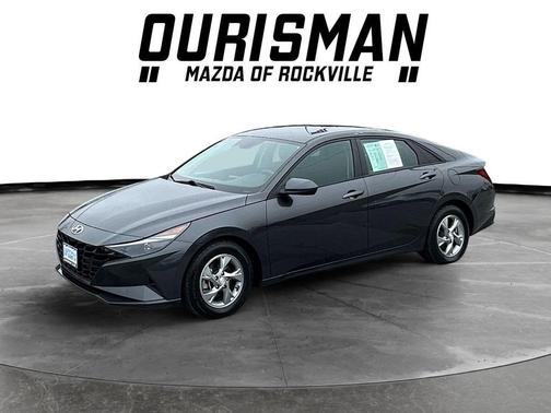 Portofino Gray 2021 Hyundai ELANTRA SE