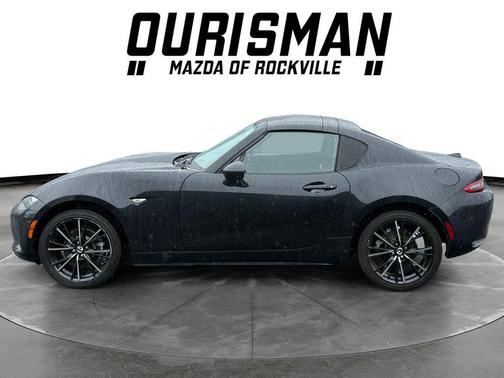 Jet Black 2024 Mazda MX-5 Miata RF Grand Touring