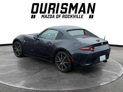 Jet Black 2024 Mazda MX-5 Miata RF Grand Touring