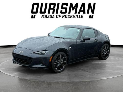 Jet Black 2024 Mazda MX-5 Miata RF Grand Touring