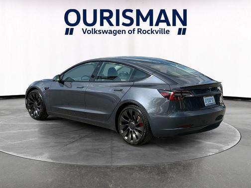 Gray 2023 Tesla Model 3 Performance